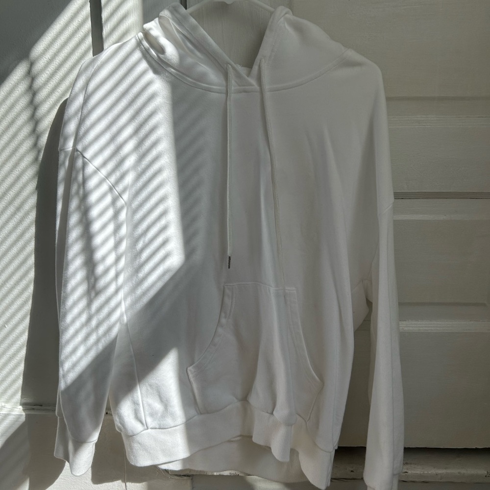 White hoodie